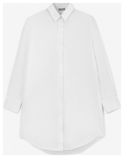 Блузка удлинённая белая для девочки Gulliver (146)