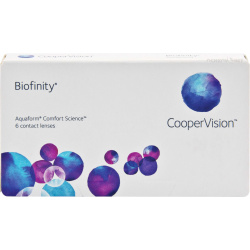 Контактные линзы Biofinity 6 линз CooperVision 