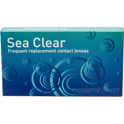 Контактные линзы Sea Clear 6 линз (упаковка) Gelflex 