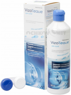 Раствор VizoTeque Pure Crystal 360 мл + контейнер VizoTeque&trade