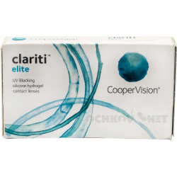Контактные линзы Clariti Elite 6 блистеров CooperVision 