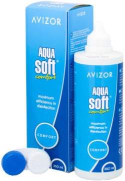 Раствор Aqua Soft Comfort+ 350 мл + контейнер Avizor International 