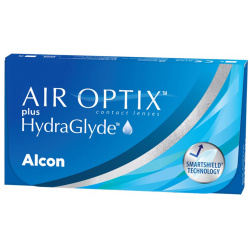 Контактные линзы Air Optix plus HydraGlyde 6 штук в упаковке Аlcon 