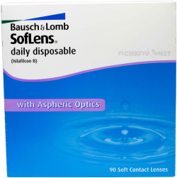 Контактные линзы Soflens Daily Disposable 90 штук Bausch & Lomb 