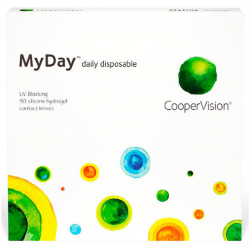 Контактные линзы  MyDay daily disposable 90 линз CooperVision