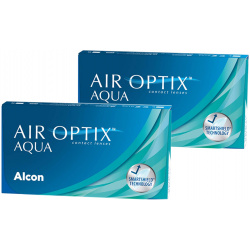 Контактные линзы Air Optix Aqua 12 линз Аlcon 