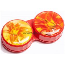 Контейнер Цветы Лилия оранжевая Kaida Качественные и удобные пластиковые