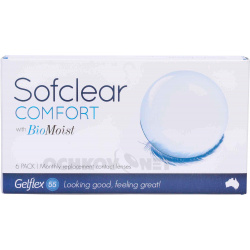 Контактные линзы Sofclear Comfort with BioMoist 6 линз Gelflex 