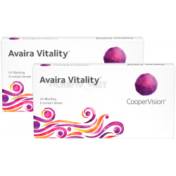 Контактные линзы Avaira Vitality 12 штук в упаковке CooperVision 