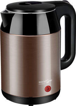 Чайник электрический MAXTRONIC MAX 601 2 л коричневый 601мах