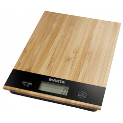 Весы кухонные Marta MT 1639 бамбук 