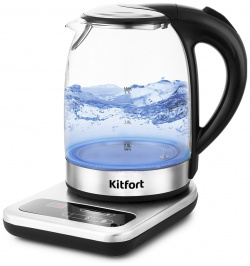 Чайник электрический Kitfort KT 657 1 7 л прозрачный 