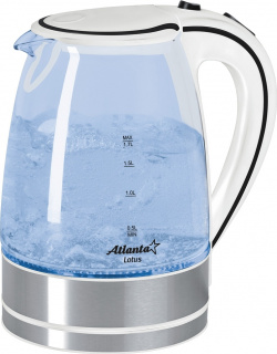 Чайник электрический Atlanta ATH 691 1 7 л белый 