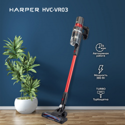 Пылесос Harper HVC VR03 красный  черный H00003259