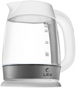 Чайник электрический LEX LX 30011 2 1 7 л белый LX30011