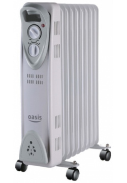 Масляный радиатор Oasis US 15 серый 