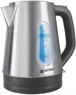 Чайник электрический VITEK VT 7038ST 1 7 л серебристый  черный