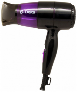 Фен Delta DL 0907 1400 Вт фиолетовый  черный