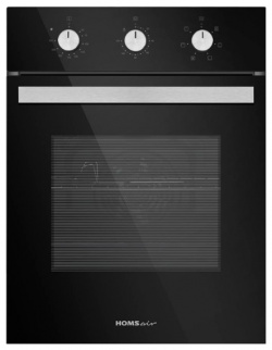 Встраиваемый электрический духовой шкаф HOMSair OEF451BK Black 