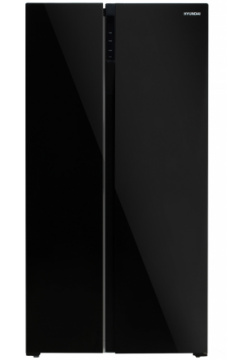 Холодильник HYUNDAI CS5003F черный Оригинальное исполнение из комбинированных