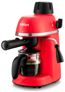 Кофеварка рожкового типа Kitfort КТ 760 1 Red/Black 