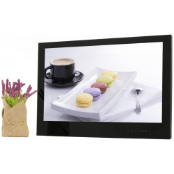 Встраиваемый Smart телевизор для кухни AVEL AVS240WS Black 11024 на