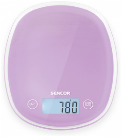 Весы кухонные Sencor SKS 35VT Violet Сенсорные органы управления