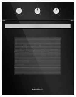 Встраиваемый электрический духовой шкаф HOMSair OES657BK Black 