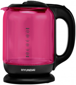 Чайник электрический HYUNDAI HYK G4808 1 8 л розовый
