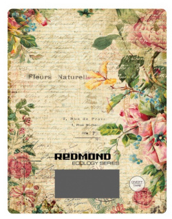 Весы кухонные Redmond RS 736 Flowers с цветочным