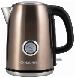 Чайник электрический MAUNFELD MFK 624BZ 1 7 л коричневый  серебристый
