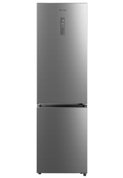 Холодильник Korting KNFC 62029 X серый Двухкамерный