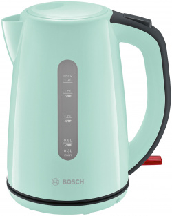 Чайник электрический Bosch TWK7502 1 7 л голубой 