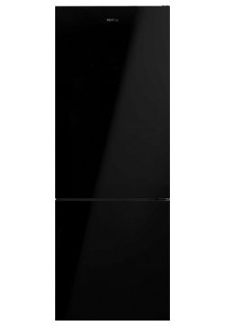 Холодильник Korting KNFC 71928 GN черный 