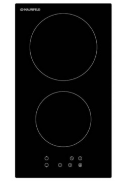Встраиваемая варочная панель электрическая MAUNFELD EVCE 292 BK черный 