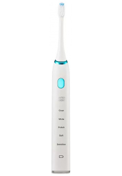 Электрическая зубная щетка Waterdent Sonic Smart Care White Звуковая щётка