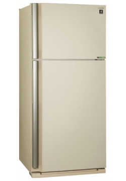 Холодильник Sharp SJ XE55PMBE бежевый Широкий с верхней морозильной