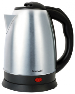 Чайник электрический Maxwell MW 1043 1 8 л серебристый  черный
