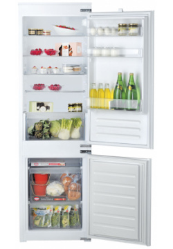 Встраиваемый холодильник Hotpoint Ariston BCB 70301 AA белый Двухдверный