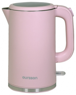 Чайник электрический Oursson EK1731W 1 7 л розовый EK1731W/PR