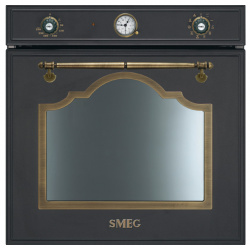 Встраиваемый электрический духовой шкаф Smeg SF750AO Black 