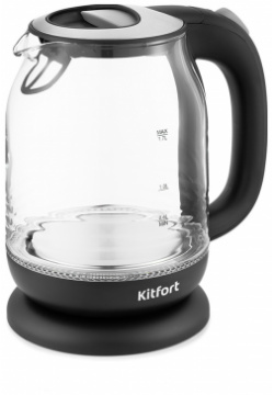 Чайник электрический Kitfort KT 654 5 1 7 л серый  черный