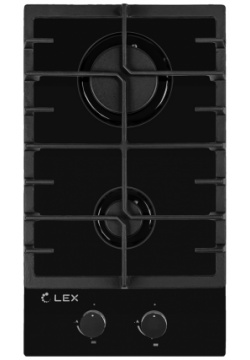 Встраиваемая варочная панель газовая LEX GVG 321 BL черный 