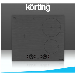 Встраиваемая варочная панель индукционная Korting HIB 64870 BS Smart серебристый 