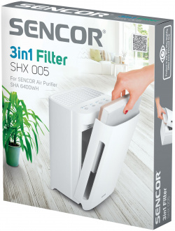 Фильтр Sencor SHX 005 3 в 1 Для очистителя воздуха SHA 6400WH
