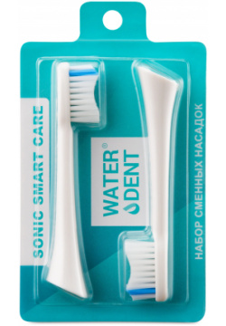 Насадки для зубной щетки Waterdent Sonic Smart Care 2 шт  4605370026511
