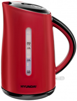 Чайник электрический HYUNDAI HYK P3024 1 7 л красный 1437857