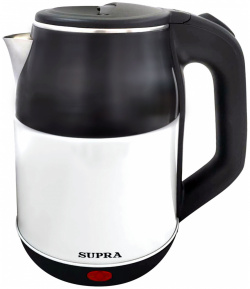 Чайник электрический Supra KES 1843S 1 8 л черный  белый
