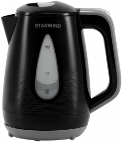 Чайник электрический STARWIND SKP2316 1 7 л черный  серый Инновационный