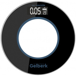 Весы напольные Gelberk GL F105 черный  прозрачный